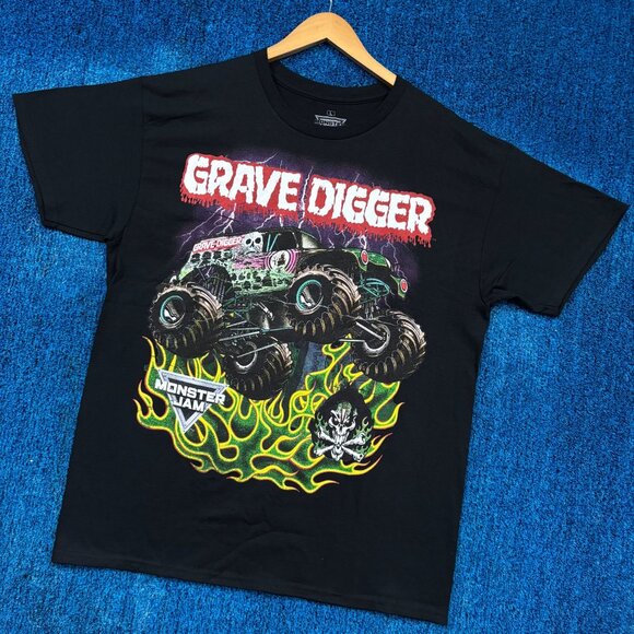 Monster Jam Racing Grave Digger Since 1989 T-Shirt Size Large - Picture 3 of 4